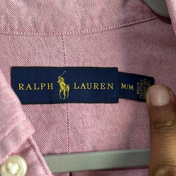 POLO RALPH LAUREN Men's Classic-Fit Oxford Shirt Color Pink - Picture 3 of 4